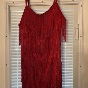 Red Saker Dress XL